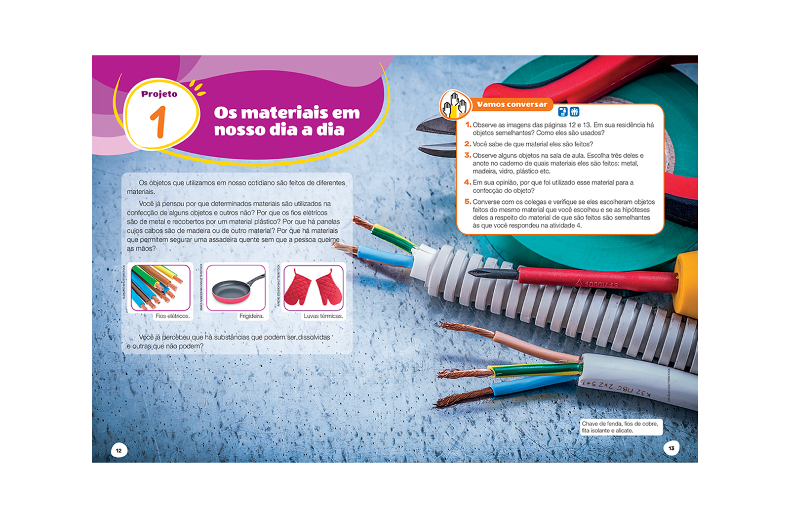 Nesta seção, os alunos realizam experimentos que vão ajuda-los a compreender conceitos relacionados ao tema do projeto.