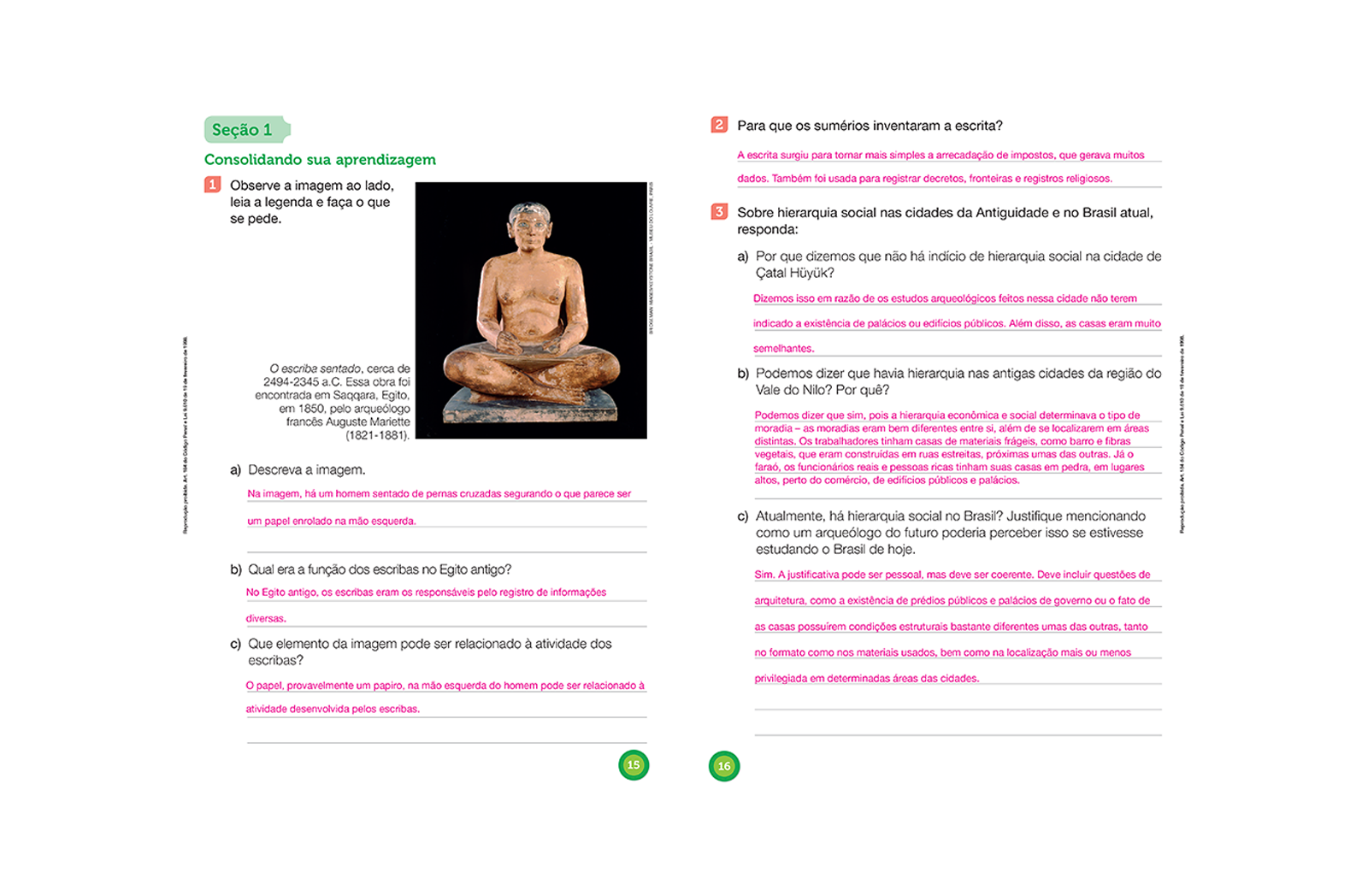 Traz propostas para revisar e fixar os conhecimentos adquiridos em ciclos anteriores.