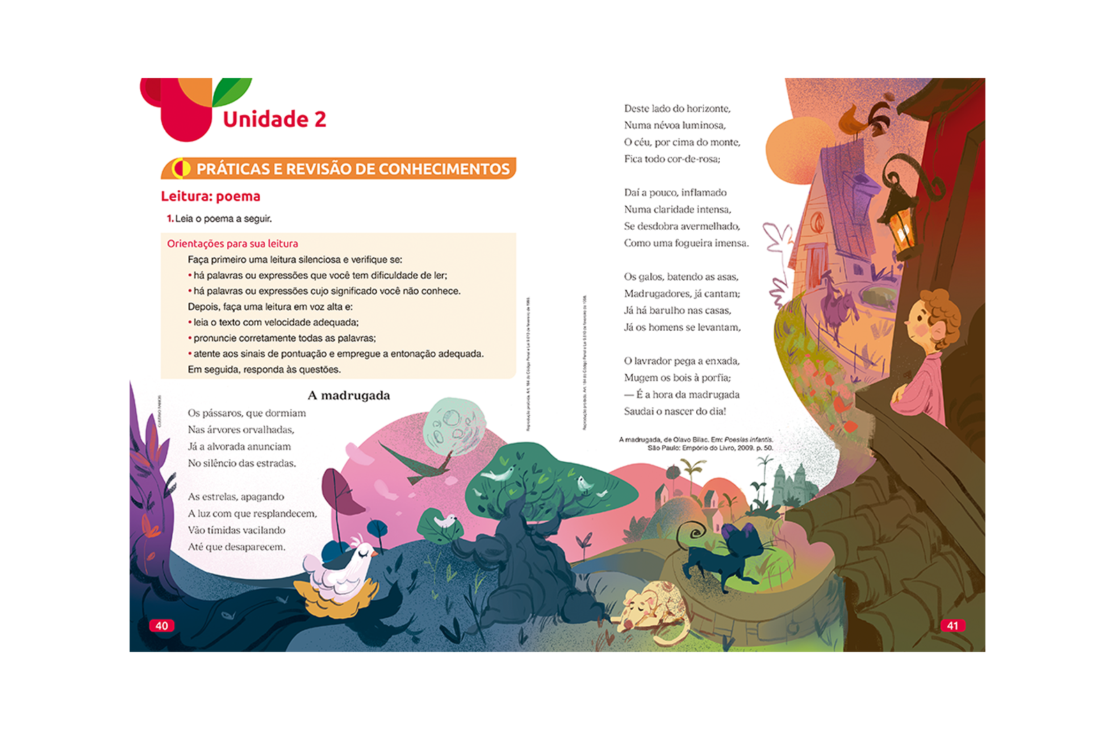 Esta seção apresenta atividades que revisam as relações entre fonemas e grafemas, consolidando a aquisição do conhecimento alfabético, bem como textos e atividades que favorecem a fluência em leitura oral.